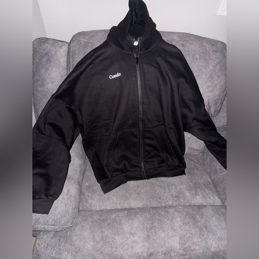 Men’s Black Hoodie Jacket